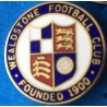 Wealdstone FC circular gilt crest
