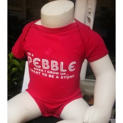 I'm a Pebble Pink Baby Vest...