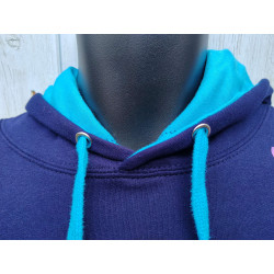 Navy / Hawaiian Blue Stones Hoodie